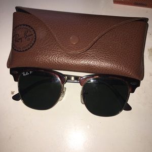 Brown Clubmaster Raybans